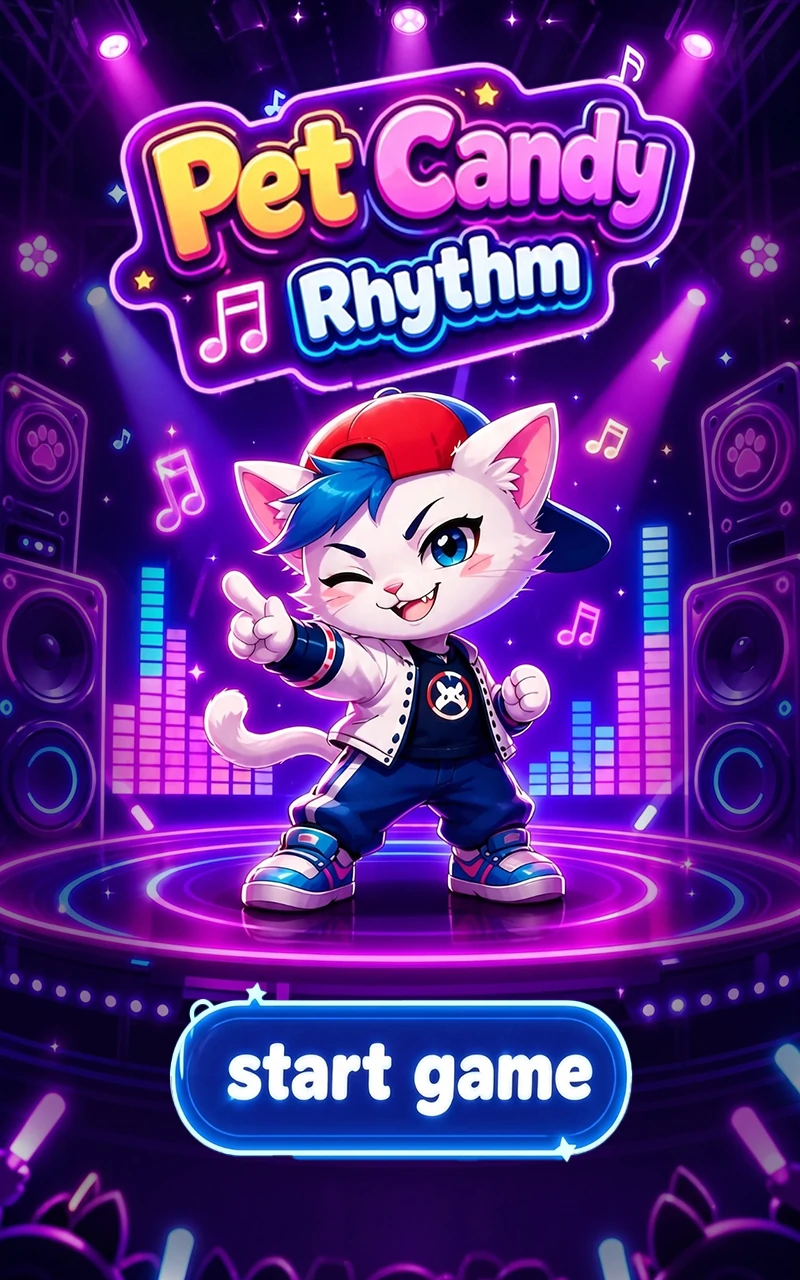 Pet Candy Rhythm concert stage